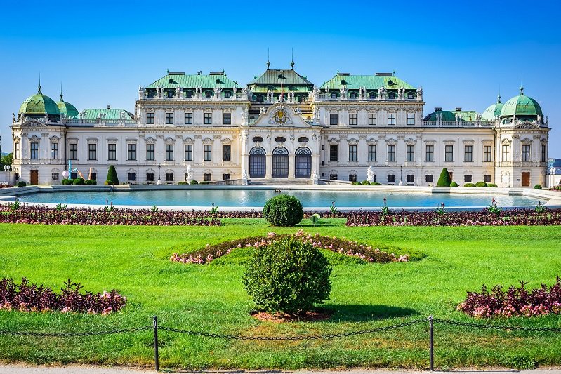 Zámky Viedne a ich záhrady - Schönbrunn a Belvedere