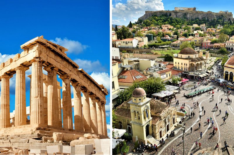 Božské Atény a bájny polostrov Peloponéz LETECKY