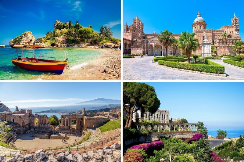 Sicília - krásna a divoká s oddychom pri mori LETECKY