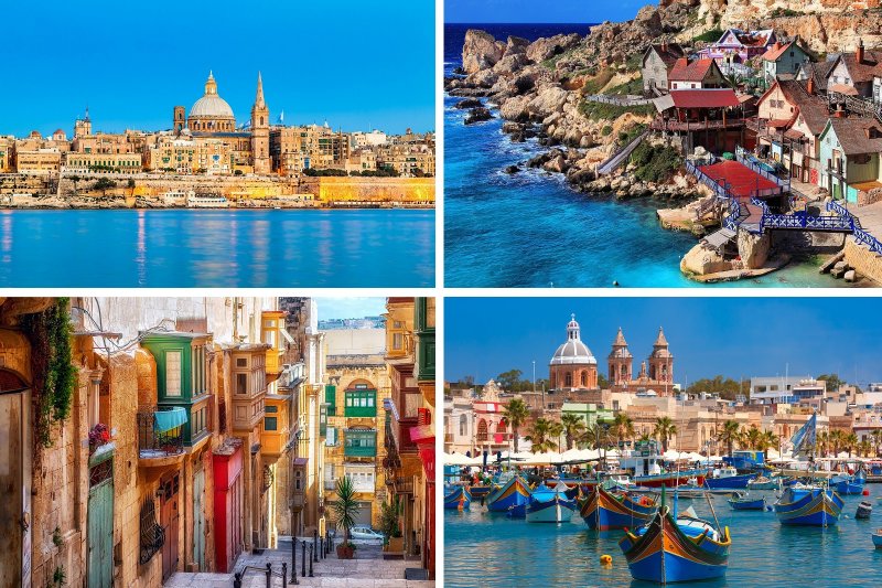 Slnečná Malta - krajina mystická a nepoznaná LETECKY