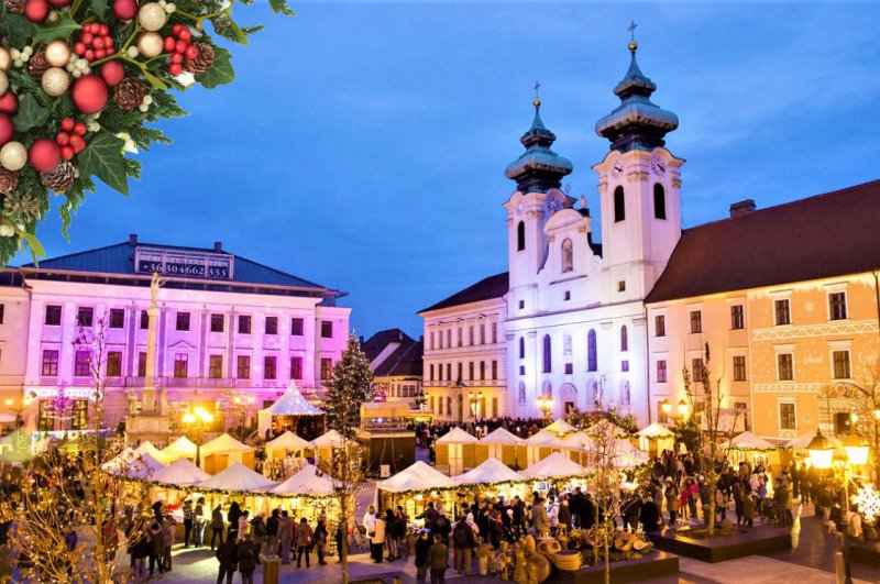 Vianočné trhy v historickom Györi a maďarské špeciality