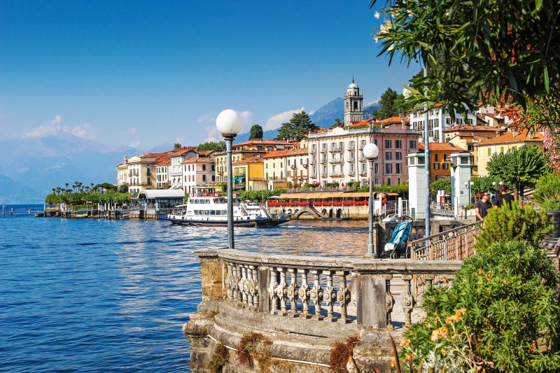 Jazero Lago di Como, miesto pravých romantikov