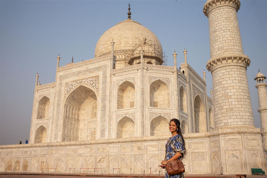 Taj Mahal, India - zlatý trojuholník - 14