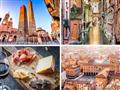Gurmánsky taliansky raj a svet Ferrari, Bologna, Parma a Modena