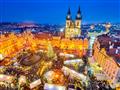 Adventné trhy v  stovežatej Prahe