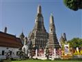 Wat Arun v Bangkoku so svojimi vysokými vežami