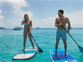 Pre aktívnych klientov odporúčame skúsiť paddle board. foto: Kokomo Island