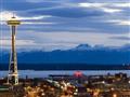Asi najznámejšou stavbou v Seattle je vyhliadková veža Space Needle
