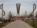 Kazachstan a jeho moderná výstavba v Parku nezávislosti v meste Šimkent, ktoré si budeme vedieť poro