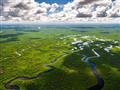 Národný park Eveglades sa nachádza v rozsiahlych bažinách. Z veľkej časti je pokrytý mokraďami s uni
