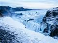 Nádherný vodopád Gullfoss rozhodne nadchne svojich návštevníkov aj v zimnom období, čo poviete? foto