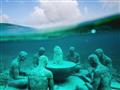 Krásny podvodný park funguje už od roku 2010.  Foto: Cancún Underwater Museum of Art - MUSA