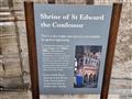 Najstaršou časťou Westminsterského opátstva je priestor okolo hrobky Eduarda Vyznávača, posledného a