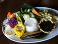 Chutný vegetariánsky tanier v Kostarike