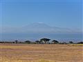 Prvé pohľady na národný park Amboseli a v pozadí masívne Kilimandžáro. Foto: Martin Karniš - BUBO