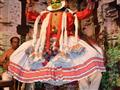 Tradičný indický tanec Kathakali charakteristický výraznými kostýmami a pohybmi.