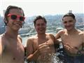 Posledná fotografia pred odletom domov. Bazén na streche Marina Bay Sands, Singapur.