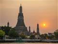 Rozprávkové chrámy mesta anjelov. Wat Arun je chrámom boha úsvitu. foto: Katka Líšková - BUBO