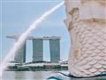 Singha pura - mesto leva. V pozadí jeden z najslávnejších hotelov sveta Marina Bay Sands.
foto?: Tom