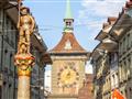 Orloj Bernu a zakladateľ tohto mesta. Poznáte túto legendu s medveďom? foto: František Kekely - BUBO