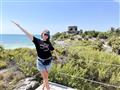 Začíname v Mexiku pri pyramíde Tulum pri Karibiku. Foto: Lucia Krupčiaková - BUBO