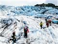 Po úvodnej inštruktáži vyrážame na dobrodružnú túru po najjužnejšom ľadovci Islandu - Sólheimajökull