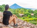 Zelený ostrov Ometepe a jeho aktívny vulkán Concepcion. Výhľady ako sa patrí. foto: Alena Spišáková 