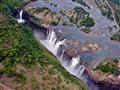 Victoria Falls z vrtuľníka - takto ich Dr.Livingston nevidel