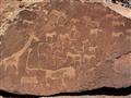 Najslávnejší petroglyf je takzvaný Leví muž. Predpokladá sa, že je to symbol prevteľovania ľudí do z