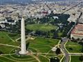 Washington, D.C. - Washington Monument stojí približne v strede National Mall