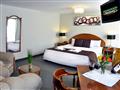 Príjemná izba v hoteli La Casona v Pune, pri jazere Titicaca.