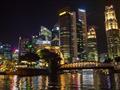 Plavba nočným Singapurom. foto: Samuel Kĺč - BUBO