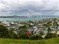 Pohľad na centrum mesta z kopca Victoria, ktorý sa nachádza v starej štýlovej štvrti Aucklandu, Devo