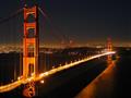 San Francisco - Večerný Golden Gate Bridge