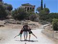 Hefaistov chrám, aténska agora a horúci letný deň. Keď sa všetci schovajú do tieňa tak máte areál le