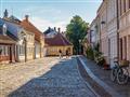 Atmosféru mesta Odense dopĺňa typická dánska architektúra. foto?: Eva ANDREJCOVÁ — BUBO