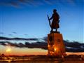 Za zakladateľa mesta je považovaný Ivan Pochabov. Jeho socha stojí na nábreží mohutnej Angary. foto: