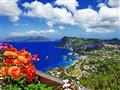 Capri a Vezuv za víkend -pohľad na more