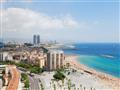 Barcelona s pobytom pri mori - Pohľad z výšky na more a ostrov