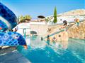 Detský bazén s atrakciami v hoteli Porto Angeli