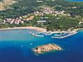 Chorvátsko - ostrov Rab - Lopar - Lopar Sunny hotel - Rajská pláž