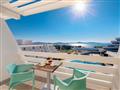 Chorvátsko - Vodice -  Hotel Olympia - izba na morskú stranu - balkón