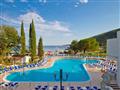 Chorvátsko - Istria - Rabac - hotel Mimosa Lido Palace - bazén