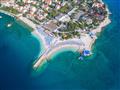 Chorvátsko - Selce - hotel Slaven - pláž