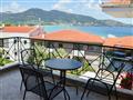 Apartmánový dom Vergina-Thasos-Skala Potamias-autobusový zájazd -balkón-výhľad