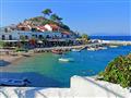 Hotel Kokkari Beach: fotografie vybavení exteriérů a interiérů ubytování.