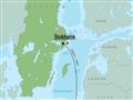 , Letecký poznávací zájazd, Švédsko, Štokholm, mapa