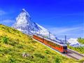 , autobusový poznávací zájazd, Švajčiarsky okruh, Klein Matterhorn, železnica Zermatt