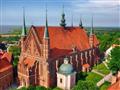 , autobusový poznávací zájazd, Poľsko - Mazúrske jazerá, Frombork, katedrála