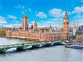 , autobusový poznávací zájazd, Londýn, Westminsterský palác, budova parlamentu